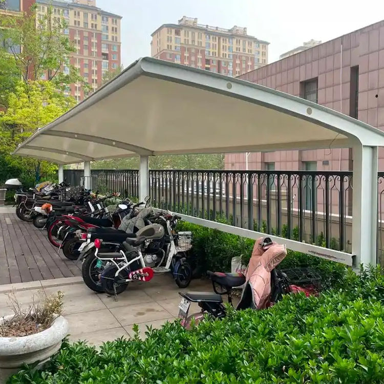 丽江膜结构电动车棚